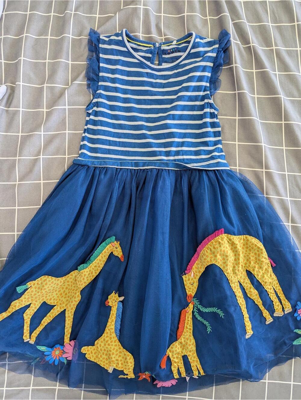 Boden giraffe tulle dress